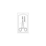 Econo Sterile Halsted Mosquito Forceps, Straight, 5"