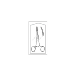 Econo Sterile Halsted Mosquito Forceps, Curved, 5"