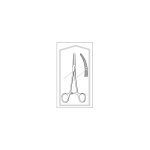 Econo Sterile Crile Forceps, 5-1/2", Curved