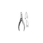 Littauer Cutting Forceps, Curved Back, 4-1/2"