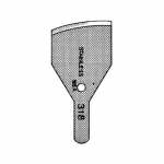 Scalpel Blade #318 Non-Sterile, Curved Edge