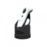 S730 Barcode Scanner, White, Charging Dock