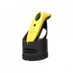 S730 Barcode Scanner, Yellow and Black Dock