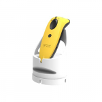 S740 Barcode Scanner, Yellow & White Dock