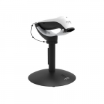 S740 Barcode Scanner, White, Charging Stand