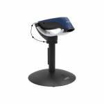 S740 Barcode Scanner, Blue, Charging Stand
