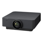 3LCD Projector, Standard Lens, LAN, Black, 6000 lm