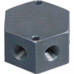 Manifold Block with (6) 3/8" NPTF Ports