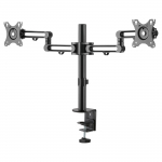 Desk Mount Dual Monitor Arm VESA Compatible for 32"