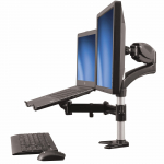 Desk-Mount Monitor Arm Laptop Stand For up to 27"