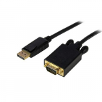 15ft DisplayPort to VGA Adapter Cable, Black