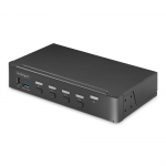 4-Port DisplayPort KVM Switch Single 4K