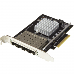 Quad Port 10GbE Fiber Optic LAN Network Card