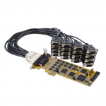 16-Port Low-Profile Serial Card RS232 PCI