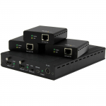 3-Port HDBaseT Extender Kit 3 Receivers 1x3 HDMI