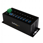 7-Port USB 3.0 Metal Industrial USB-A Hub ESD