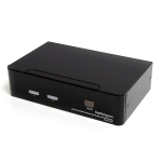 2 Port DVI USB KVM Switch Audio and USB 2.0 Hub