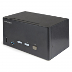 2 Port Triple Monitor DisplayPort KVM Switch