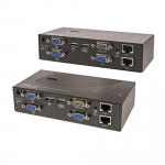 USB Dual VGA over Cat5 KVM Console Extender