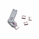 USB Port Blocker, 1 x Key, 4 x USB Locks