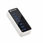 7 Port USB 3.0 Hub with One Fast Charging Port