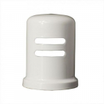 Dishwasher Air Gap Cap, White Finish Brass