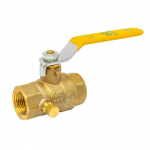 1/2" Ball Valve with Stop and Waste
