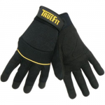 Synthetic Leather Mechanics Gloves, Black, Large
