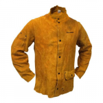 Premium Side Split Cowhide Leather Jacket, 5 XL, Brown