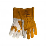 Cowhide Anti-Vibration Welding Gloves, L, Gold