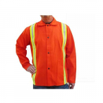 Flame Resist Cotton Welding Jacket, 5XL, Orange