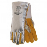Aluminized Welding Gloves, X-Large, Orange/Silver