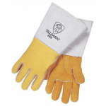 Deerskin Cotton Gloves, Top Grain Cowhide, Large