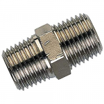 Steel BSPT Hex Nipple, 3" x 3"