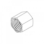 Brass Tube Nut Adapter, 08