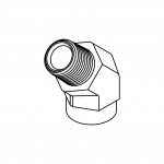 1-1/4" Street Pipe Elbow 45deg