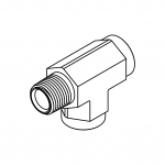 1-1/4" Run Pipe Tee