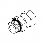 06 Male O-Ring - 06 Female JIC