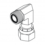 06x06 ORFS Swivel Elbow 90deg