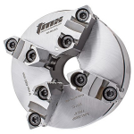 6" 4-Jaw Steel Precision Scroll Chuck