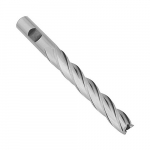 4 Flute Non-Center Cutting TMX End Mill, HSS, 3/8"