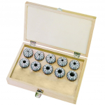 1 - 10 mm ER16 Metric Collet 10 Piece Set