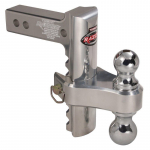 8" Aluminum Adjustable Drop Hitch, Pin & Clip