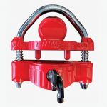 1/2" Steel Shackle Dual Coupler Lock