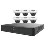 Network Video Recorder with 6 Dome Cameras