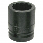 SAE 12-Point Impact Socket, 1" Drive, 1-1/2" / 38.1 mm