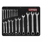 SAE 12-Point Combination Ratcheting Wrenches Set