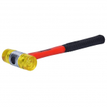 Fiberglass Handle with Fixed Plastic Faces Hammer