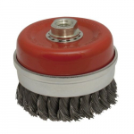 5" Twisted Wire Cup Brush, Thick Wire