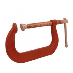 12" Deep Throat C-Clamp with Copper Coating